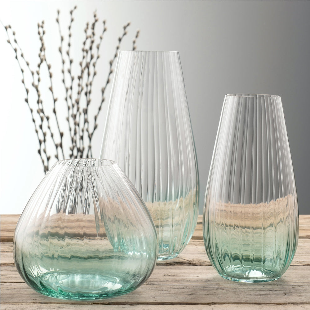 Galway-Crystal-Erne-9.5"-Vase-Aqua