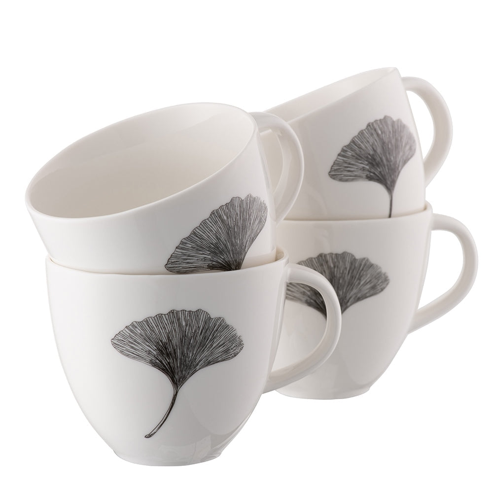 Belleek Living Ginkgo Mug - Set of 4