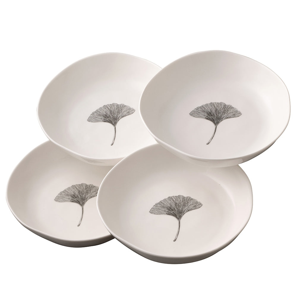 Belleek Living Ginkgo Pasta Bowl - Set of 4