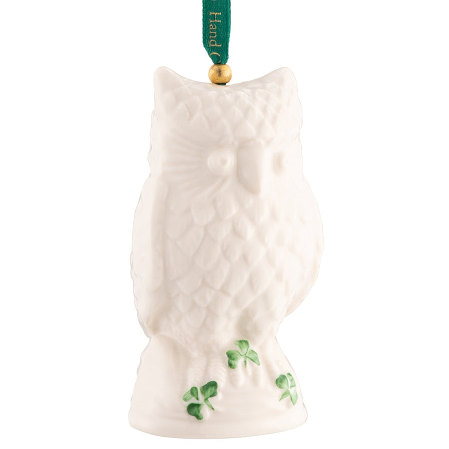 Belleek Classic Owl Ornament