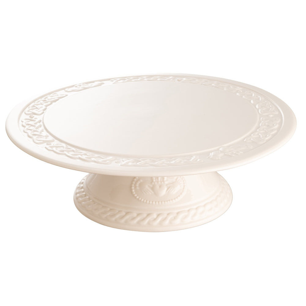 Belleek-Classic-Claddagh-Cake-Stand