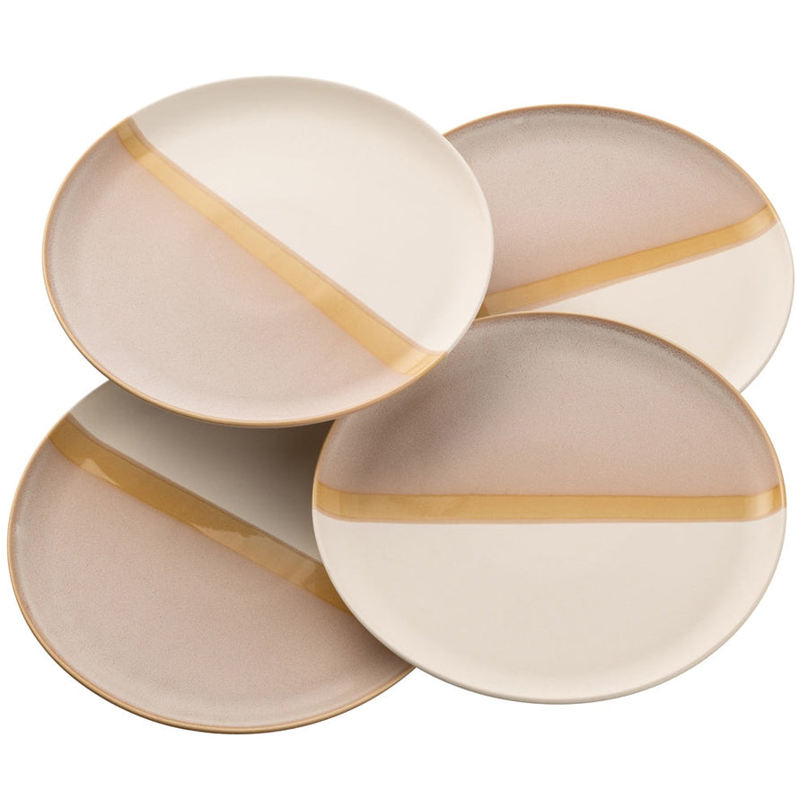 Belleek Living Saffron Set of 4 Dinner Plates