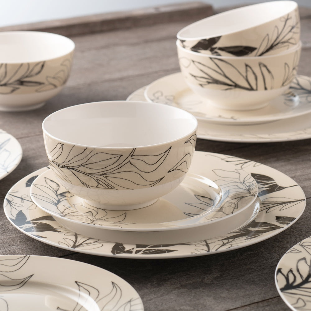 Pottery Belleek Dinner Sets Belleek Living Ripple 12 Piece