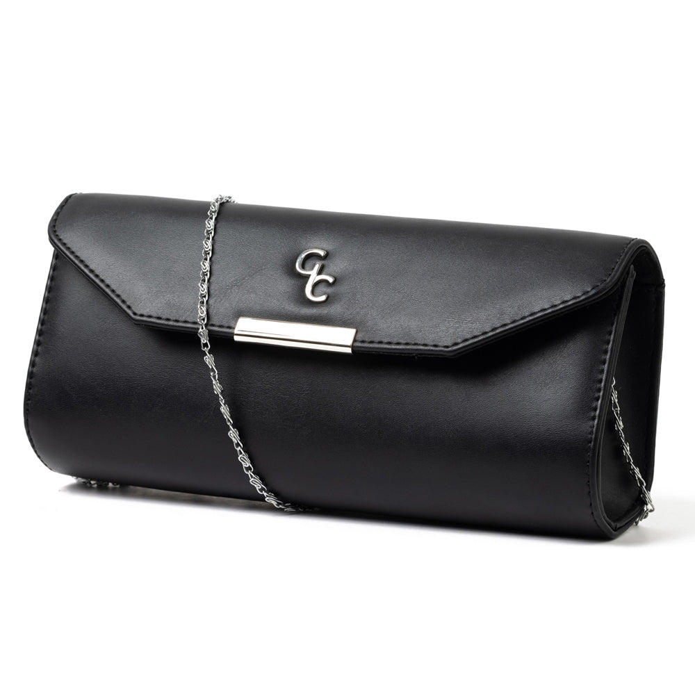 Galway Crystal Fashion Clutch - Black