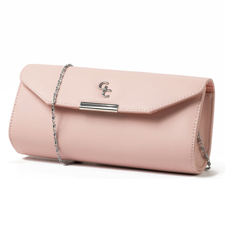 Galway Crystal Fashion Clutch - Pink