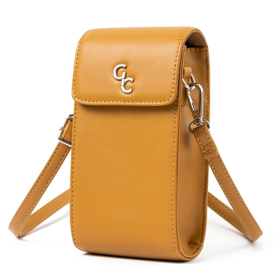 Galway Crystal Fashion Mini Crossbody - Tan