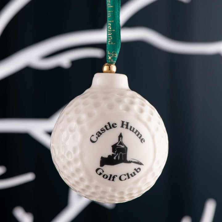 Belleek Classic Golf Ball Hanging Ornament