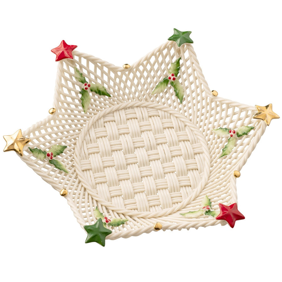 Belleek Classic Star Basket