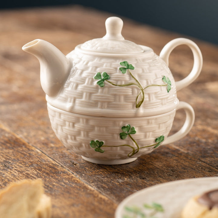 Belleek-Classic-Shamrock-Tea-for-One