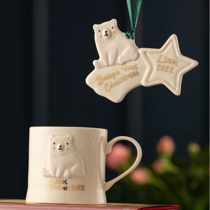 Belleek Classic Baby Bear Cup