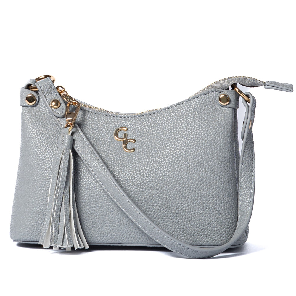 Galway Crystal Fashion Mini Shoulder Bag Cloud Grey