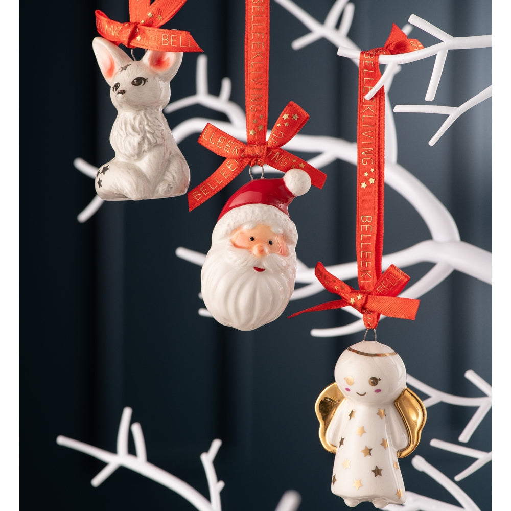 Belleek Living Santa Mini Treasure