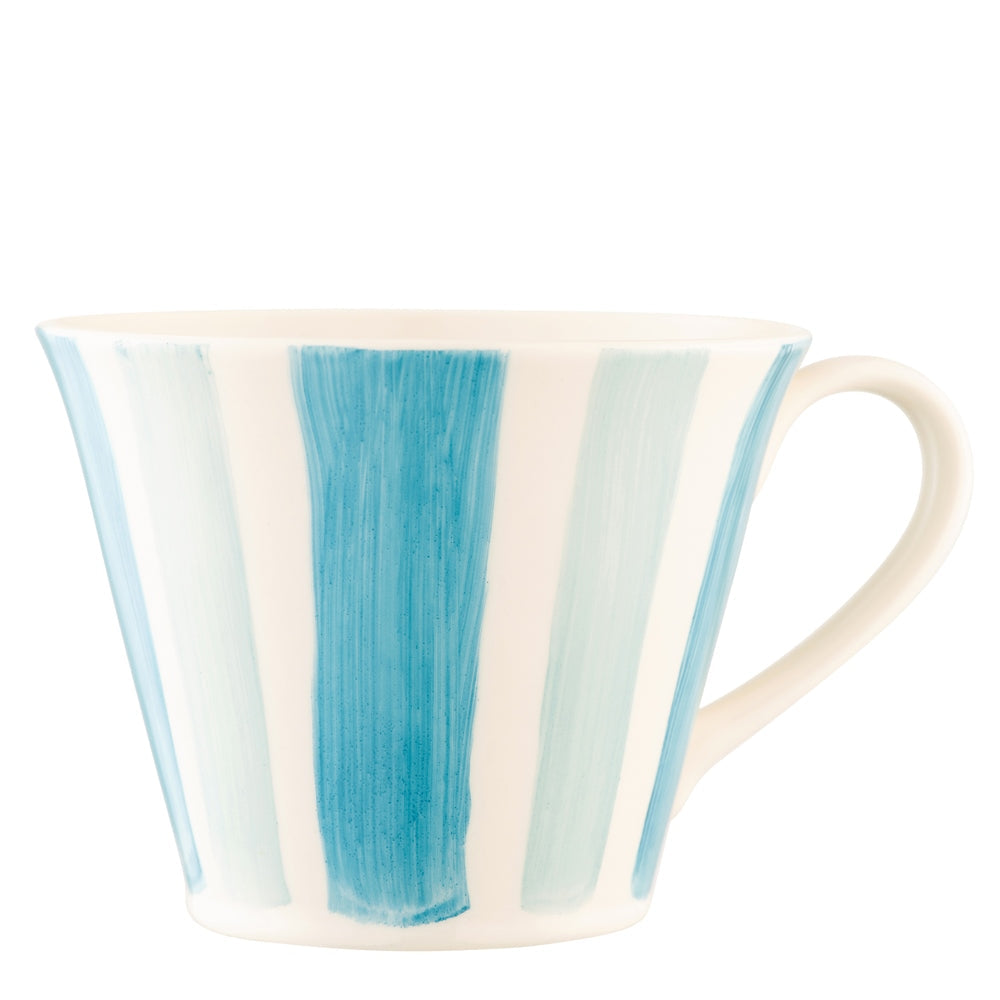 Belleek Classic Flared Mug Hand Painted - Striped