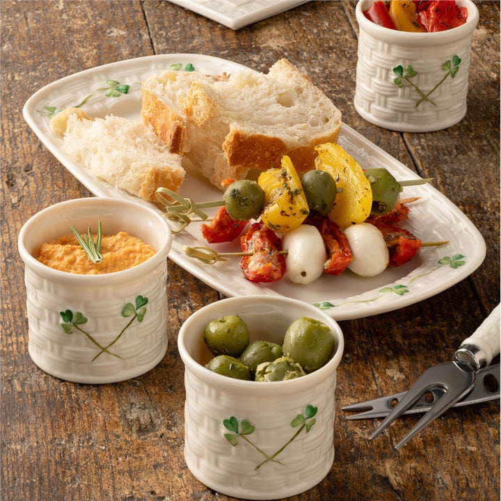 Belleek Classic Shamrock Tapas Set