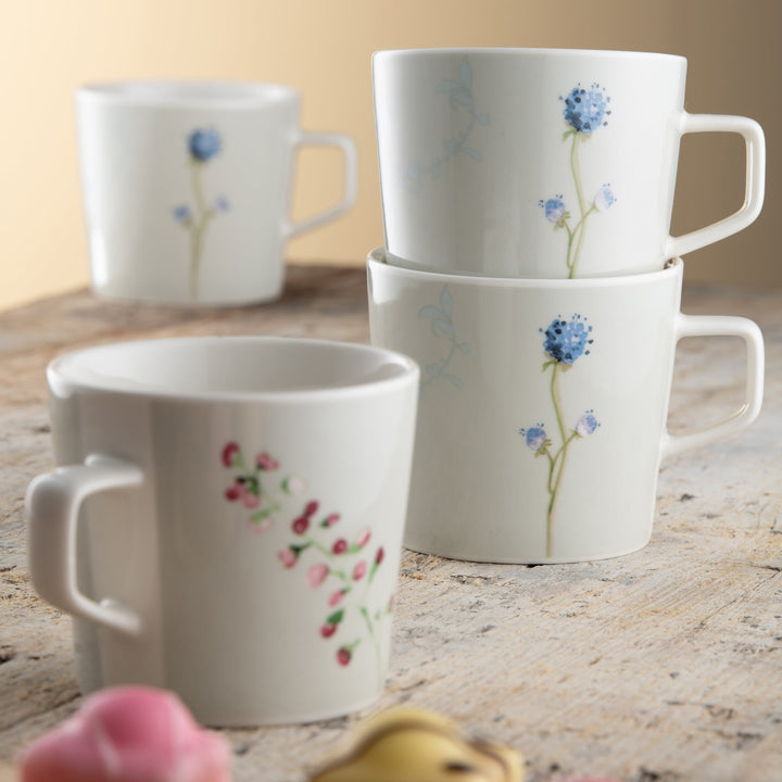 Aynsley Camille Pale Jade Set of 4 Mugs